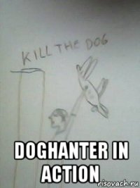  doghanter in action