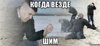 когда везде шим