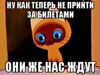 ну как теперь не прийти за билетами они же нас ждут