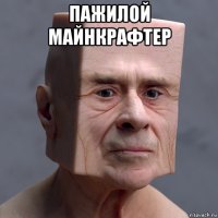 пажилой майнкрафтер 