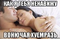как я тебя ненавижу вонючая хуемразь
