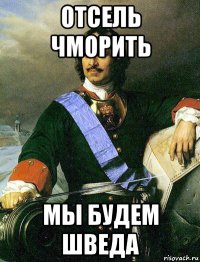 отсель чморить мы будем шведа