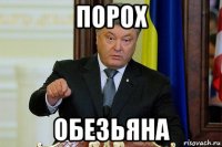 порох обезьяна