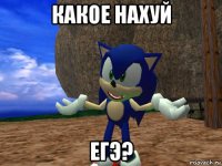 какое нахуй егэ?
