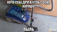 хочу себе друга чтоб сосал хорошо пыль