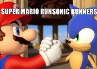 Super Mario Run Sonic Runners