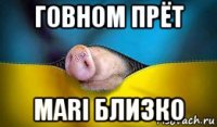 говном прёт mari близко
