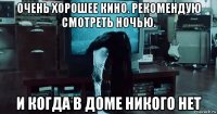очень хорошее кино. рекомендую смотреть ночью. и когда в доме никого нет