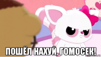  пошёл нахуй, гомосек!