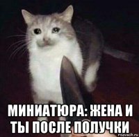  миниатюра: жена и ты после получки