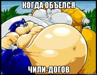 когда объелся чили-догов