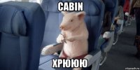 cabin хрююю