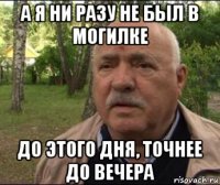 а я ни разу не был в могилке до этого дня, точнее до вечера