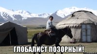  глобалист позорный!