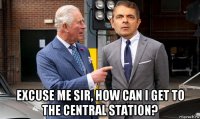  excuse me sir, how can i get to the central station?
