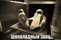  шоколадный заяц