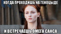 когда проходишь на геноцыде и встречаешь омега санса