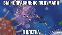 вы не правильно подумали я клетка