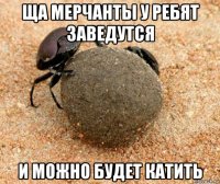 ща мерчанты у ребят заведутся и можно будет катить
