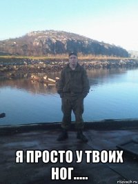  я просто у твоих ног.....