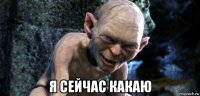  я сейчас какаю