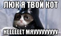 люк я твой кот неееееет мяууууууууу