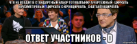 что не входит в стандартный набор готовальни? a:чертёжный_циркуль b:разметочный_циркуль c:кронциркуль_d:штангенциркуль ответ участников - d