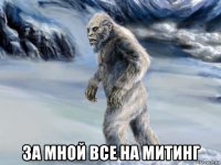  за мной все на митинг