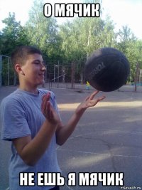 о мячик не ешь я мячик