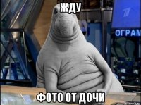 жду фото от дочи