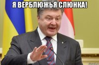 я верблюжья слюнка! 