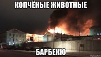 копчёные животные барбекю