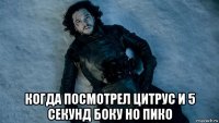  когда посмотрел цитрус и 5 секунд боку но пико