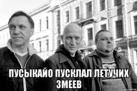  пусыкайо пусклал летучих змеев