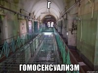г гомосексуализм