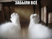 забыли всё 