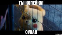 ты копейка! сука!!