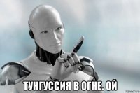  тунгуссия в огне. ой