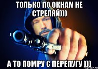 только по окнам не стреляй))) а то помру с перепугу )))