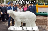 парк гагарина белый медведь