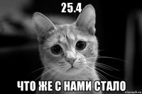 25.4 что же с нами стало