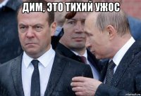 дим, это тихий ужос 