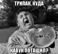 трипак, куда кавун потащил?
