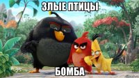 злые птицы бомба