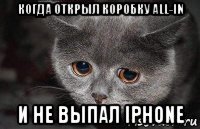 когда открыл коробку all-in и не выпал iphone