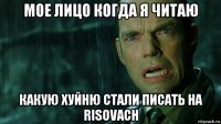 мое лицо когда я читаю какую хуйню стали писать на risovach
