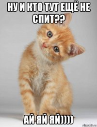 ну и кто тут ещё не спит?? ай яй яй))))