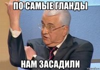 по самые гланды нам засадили
