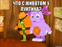 что с животом у лунтика? 