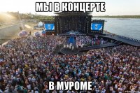 мы в концерте в муроме